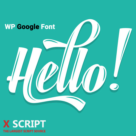 افزونه WP Google Font