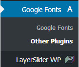 افزونه WP Google Font