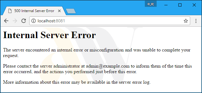 رفع مشکل HTTP 500 Internal Server