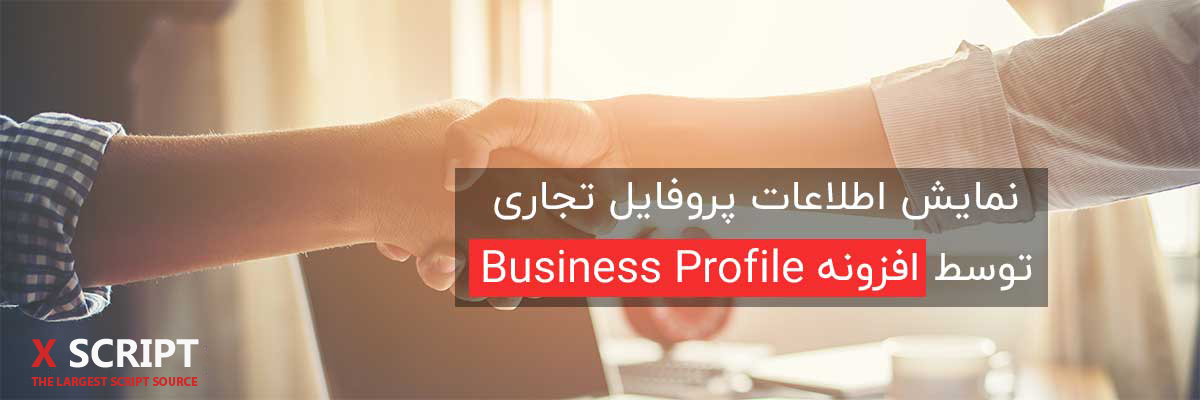 نمایش اطلاعات پروفایل تجاری