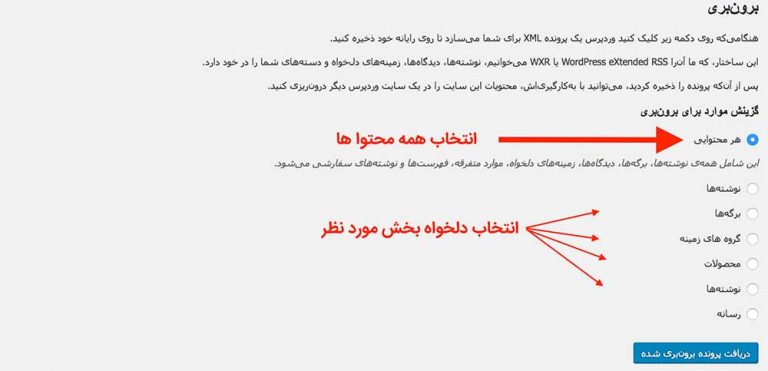 آموزش درون ریزی در وردپرس