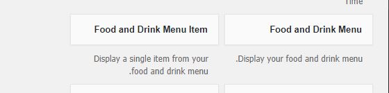 منوی رستوران در وردپرس