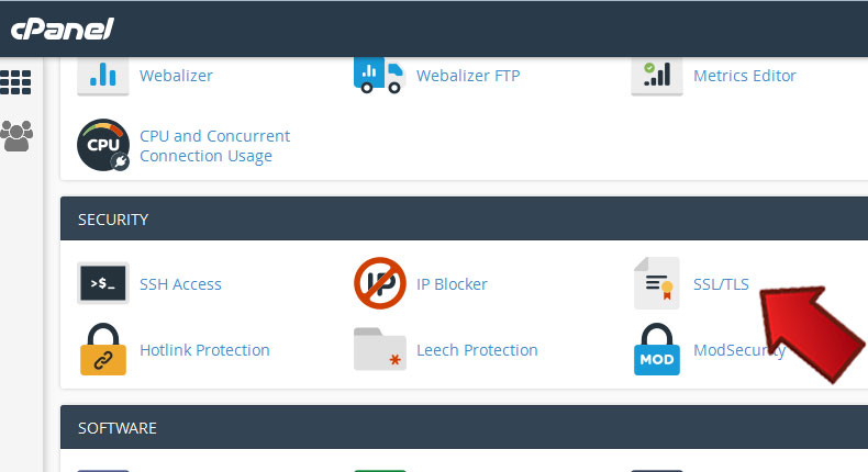 نصب SSL در Cpanel