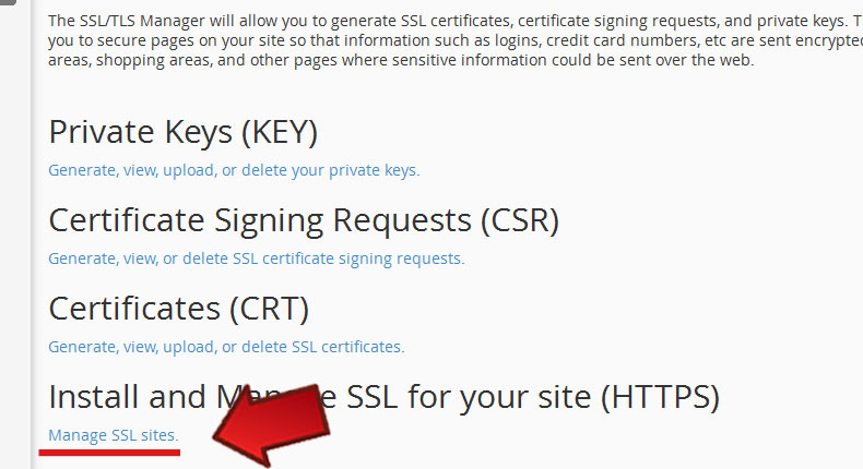 نصب SSL در Cpanel